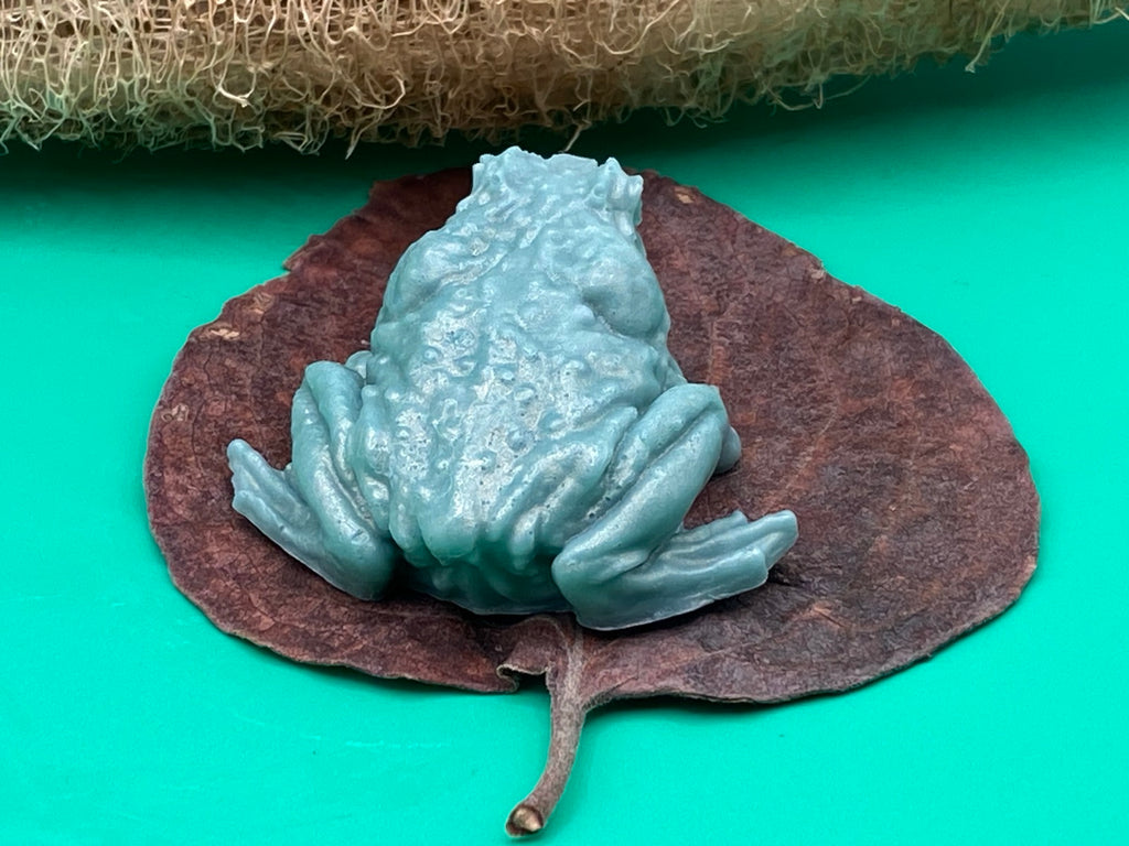 Realistic Frog Glycerin Soap - Handcrafted Fun for Kids & Frog Lovers