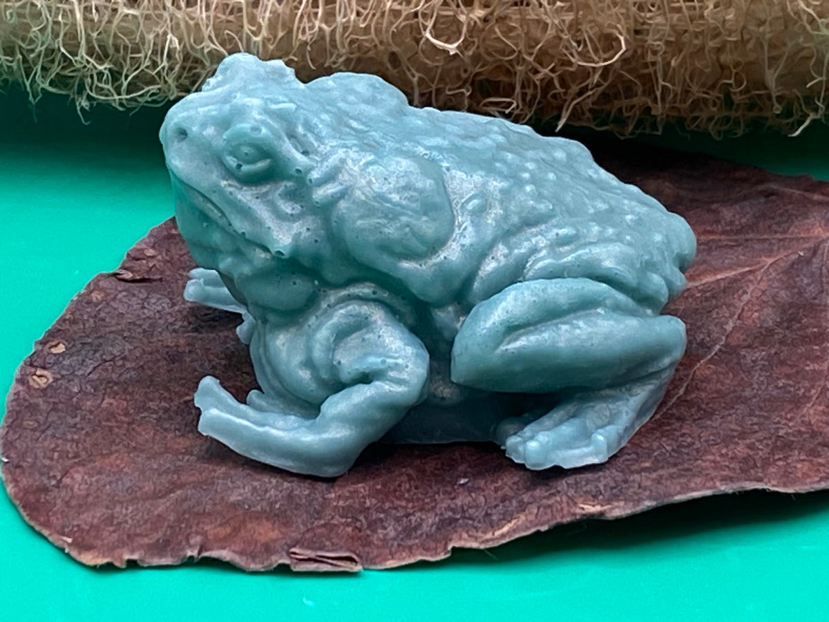 Realistic Frog Glycerin Soap - Handcrafted Fun for Kids & Frog Lovers