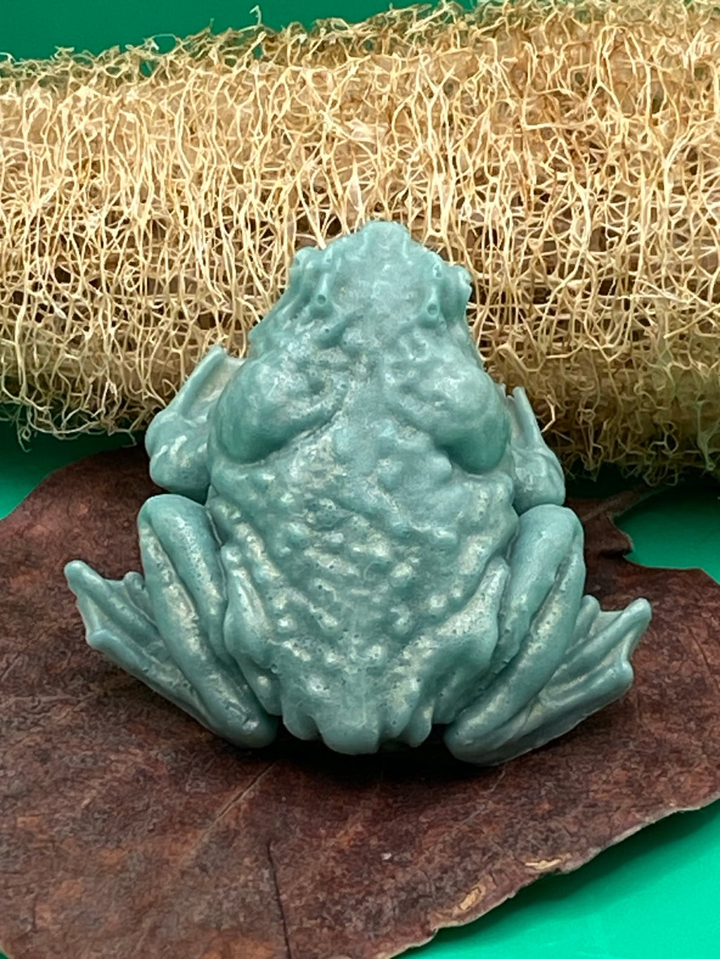 Realistic Frog Glycerin Soap - Handcrafted Fun for Kids & Frog Lovers