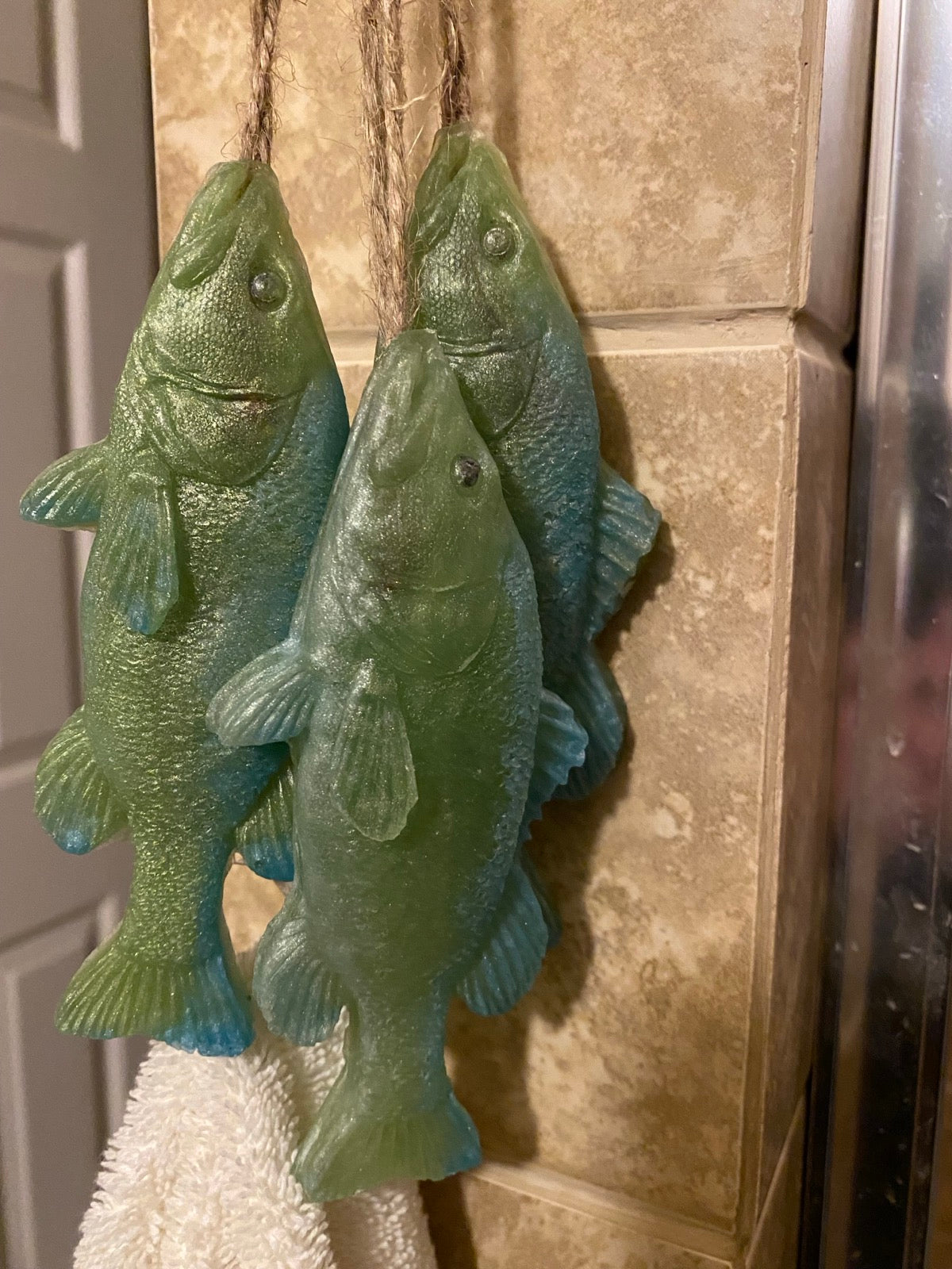 Fish on a Rope Glycerin Soap - Handcrafted with Jute Rope