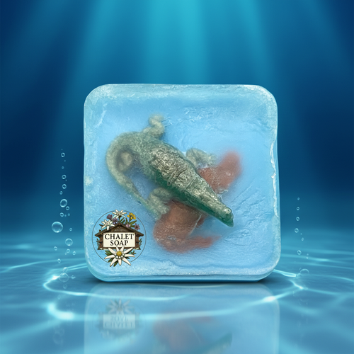 Alligator soap detail