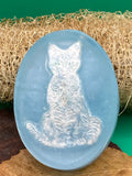 Silver Tabby Cat Soap - Glycerin & Goat's Milk