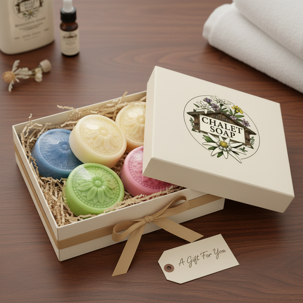 Gift box with logo