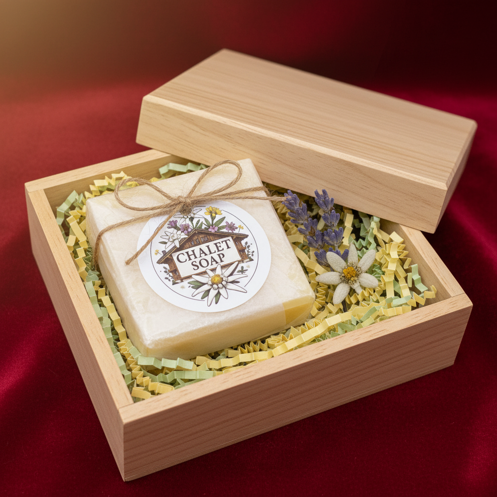 Gift packaging with logo