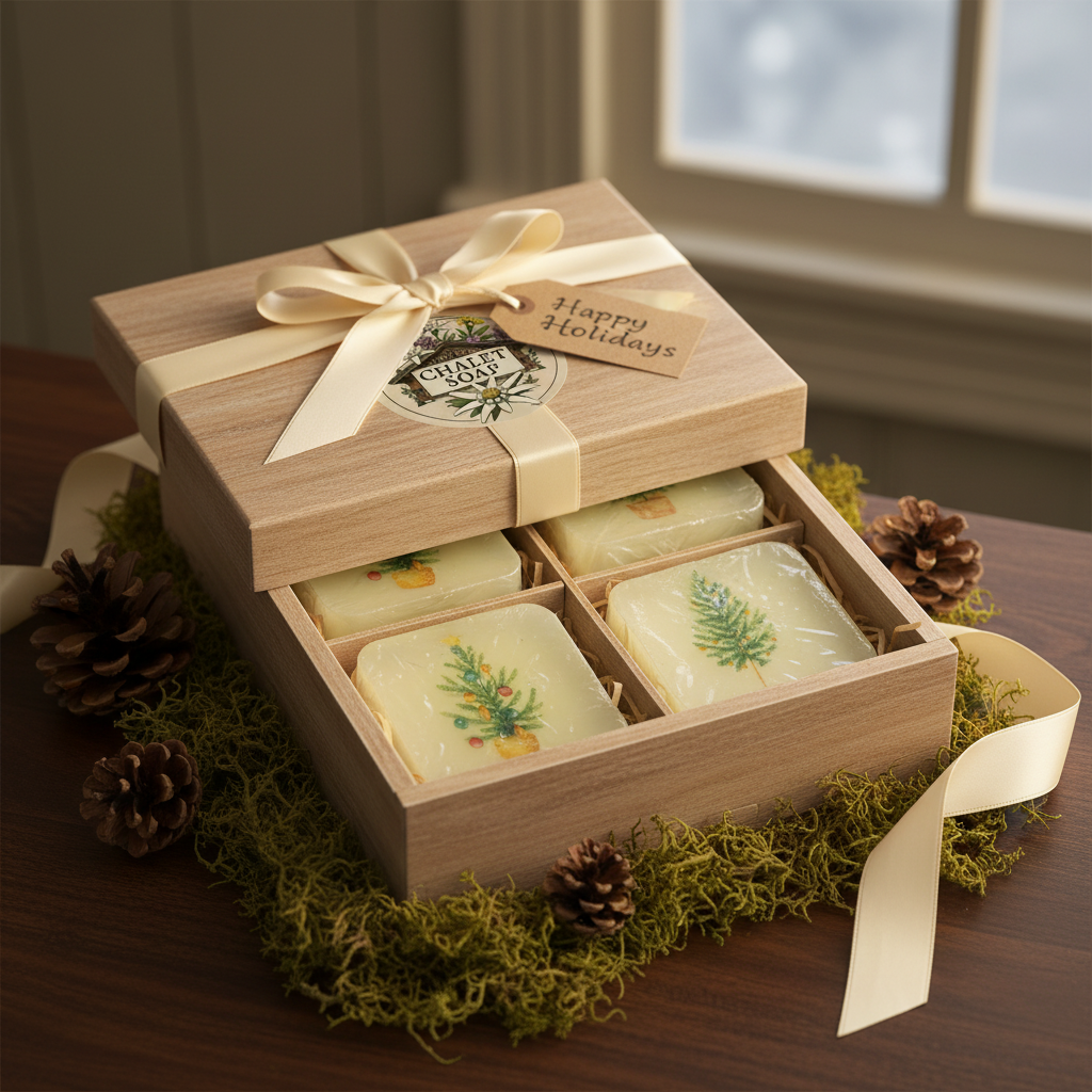 Gift set with logo