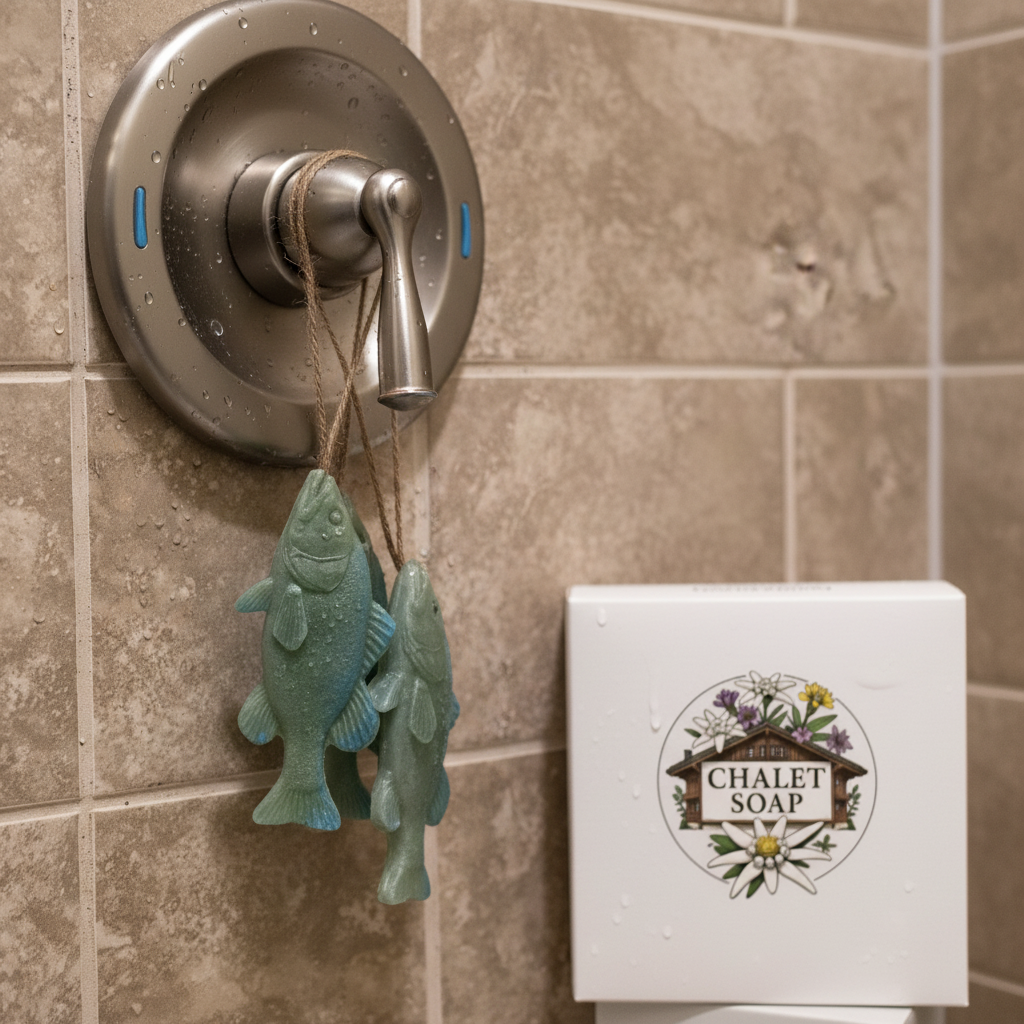 Single fish on shower
