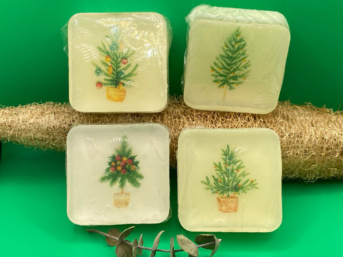 Botanical Tree Goat's Milk & Glycerin Soap - Set of 4